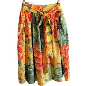 Truly 4 You Tropical Flared Skirt Size XL